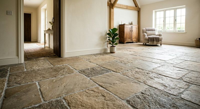 Stone Floor Installation in Overland Park, KS