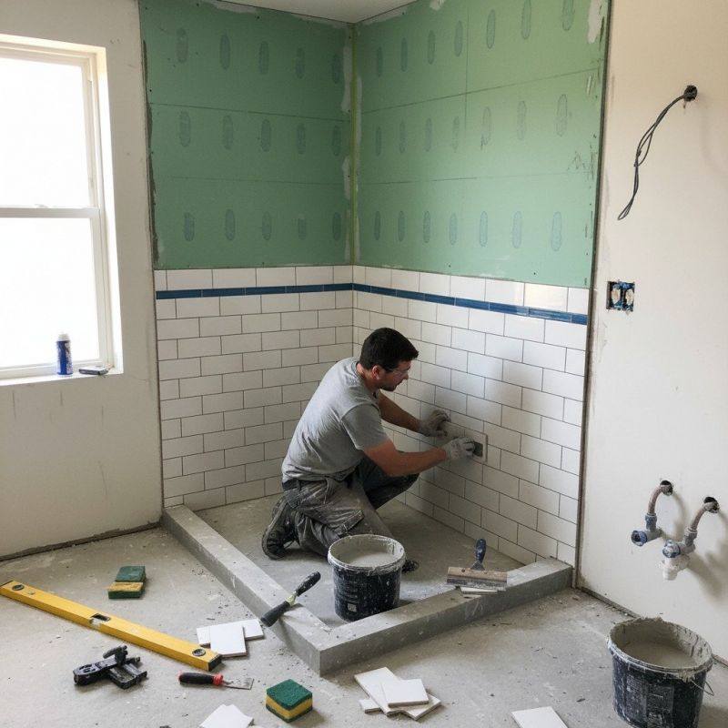 Tile Surround Installation in Longmont, CO