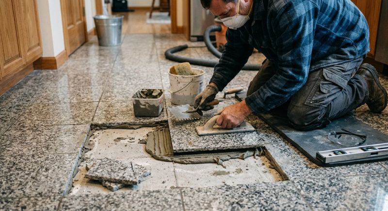 Granite Tile Repair in Overland Park, KS