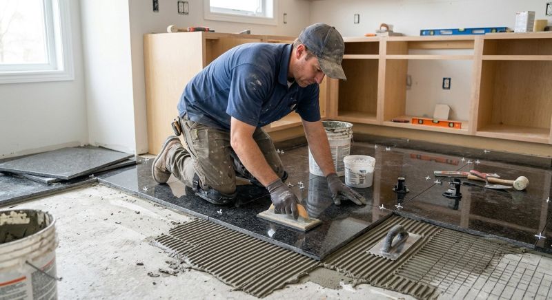 Granite Tiles Installation in Overland Park, KS