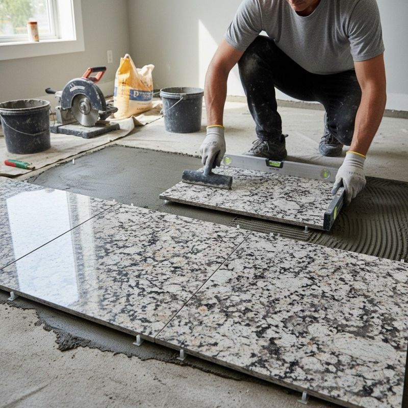 Granite Tiling in Overland Park, KS