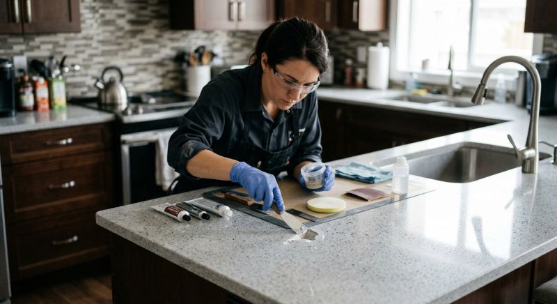 Quartz Counter Repair in Alpharetta, GA