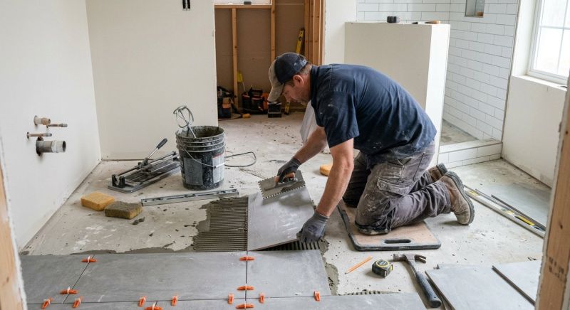 Restroom Floor Replacement in Baltimore, MD
