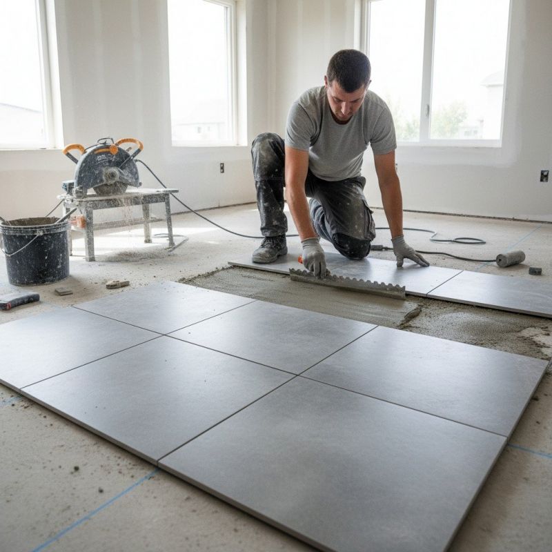 Slate Tile Floor Installation in Alexandria, VA