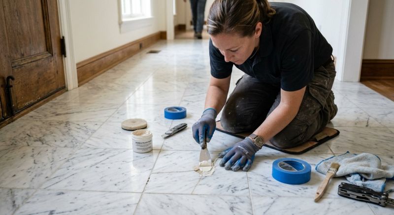 Terrazzo Tile Repair in Alpharetta, GA