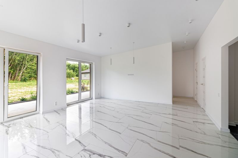 White Marble Tile Installation in Alpharetta, GA