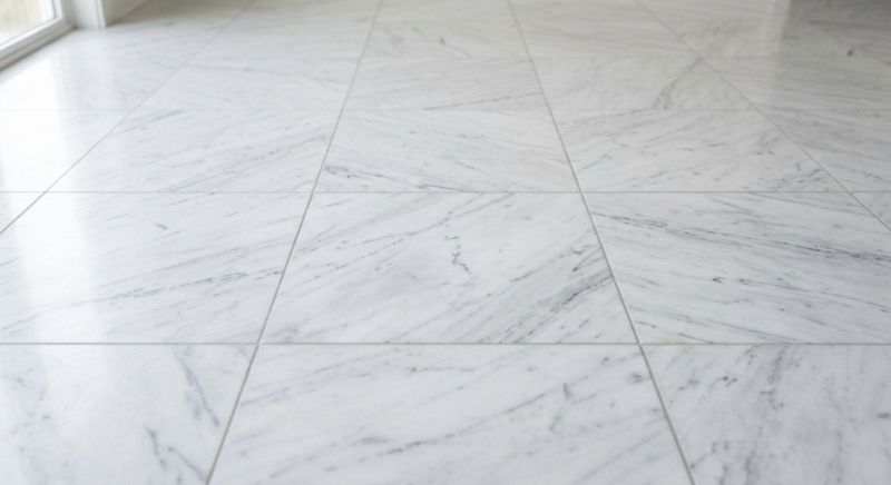 White Marble Tile Installation in Kansas City, KS